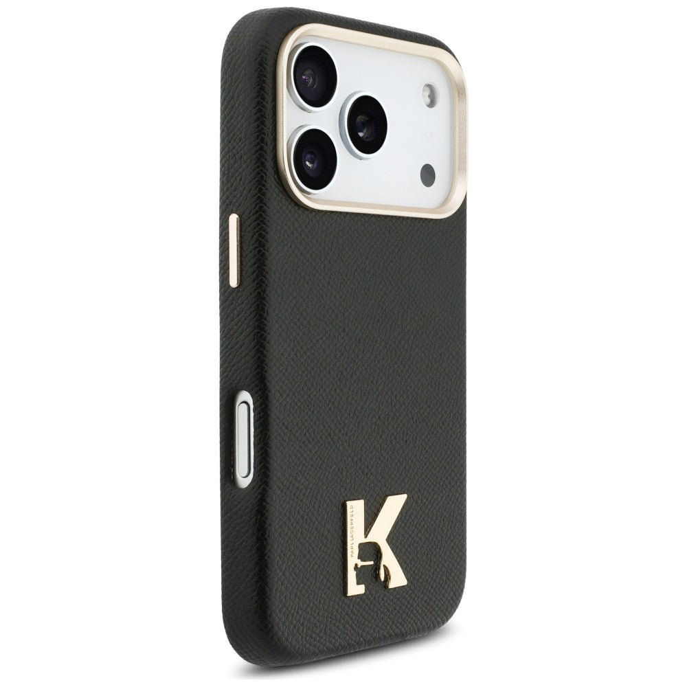 Karl Lagerfeld Karl Head Logo MagSafe Dėklas, skirtas iPhone 17 Pro - Black