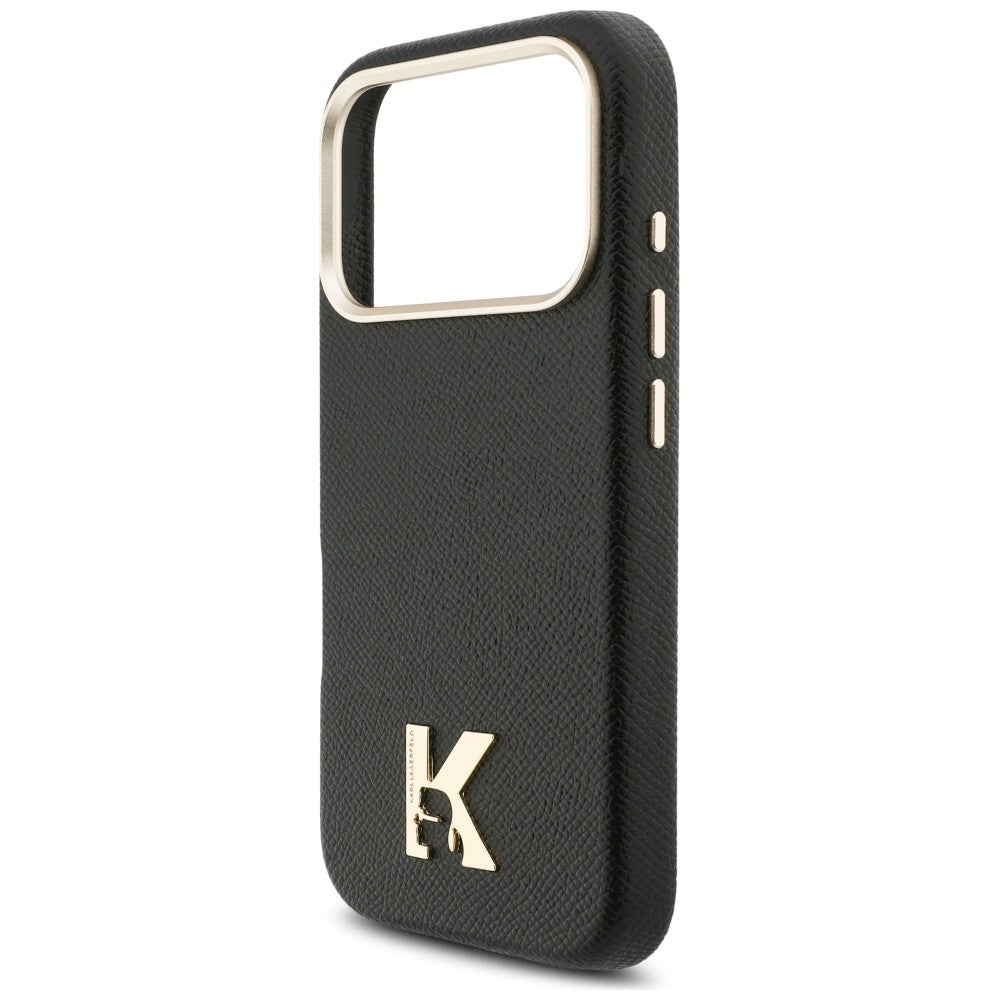 Karl Lagerfeld Karl Head Logo MagSafe Dėklas, skirtas iPhone 17 Pro - Black