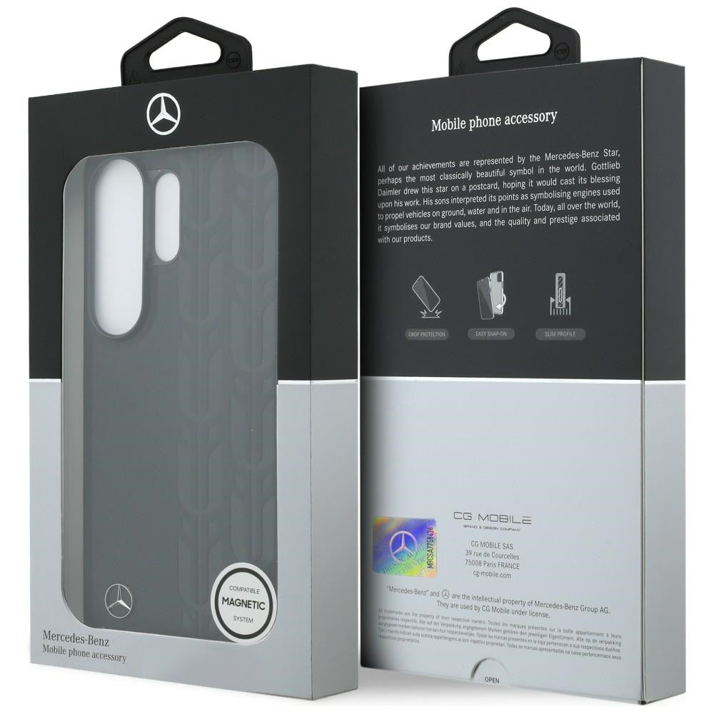 Mercedes Laurel Leaves MagSafe dėklas Samsung Galaxy S26 Ultra - Juoda -- Samsung Galaxy S26 Ultra
