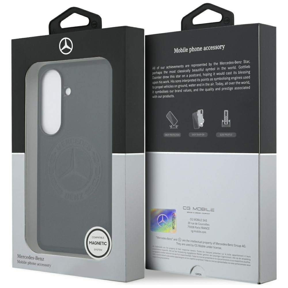 Mercedes Vintage Logo MagSafe Dėklas, skirtas Samsung Galaxy S26 - Black