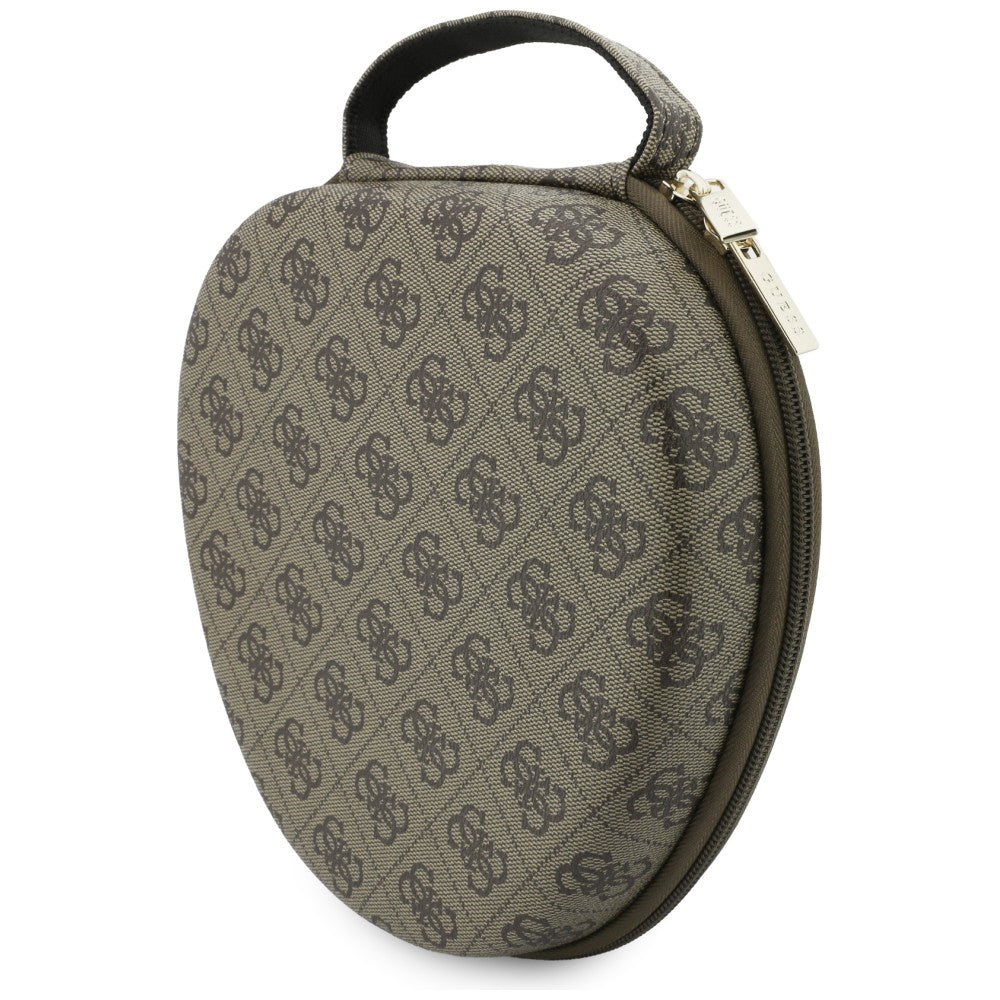 Guess Carry Box ausinių dėklas - rudas