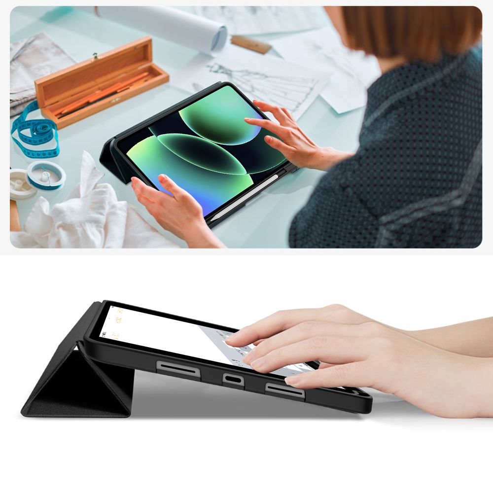 Tech-Protect SmartCase rašiklio dėklas, skirtas Xiaomi Pad 7 / 7 Pro / 8 / 8 Pro 11.2 – juodas -- Xiaomi Pad 7 / Xiaomi 7...