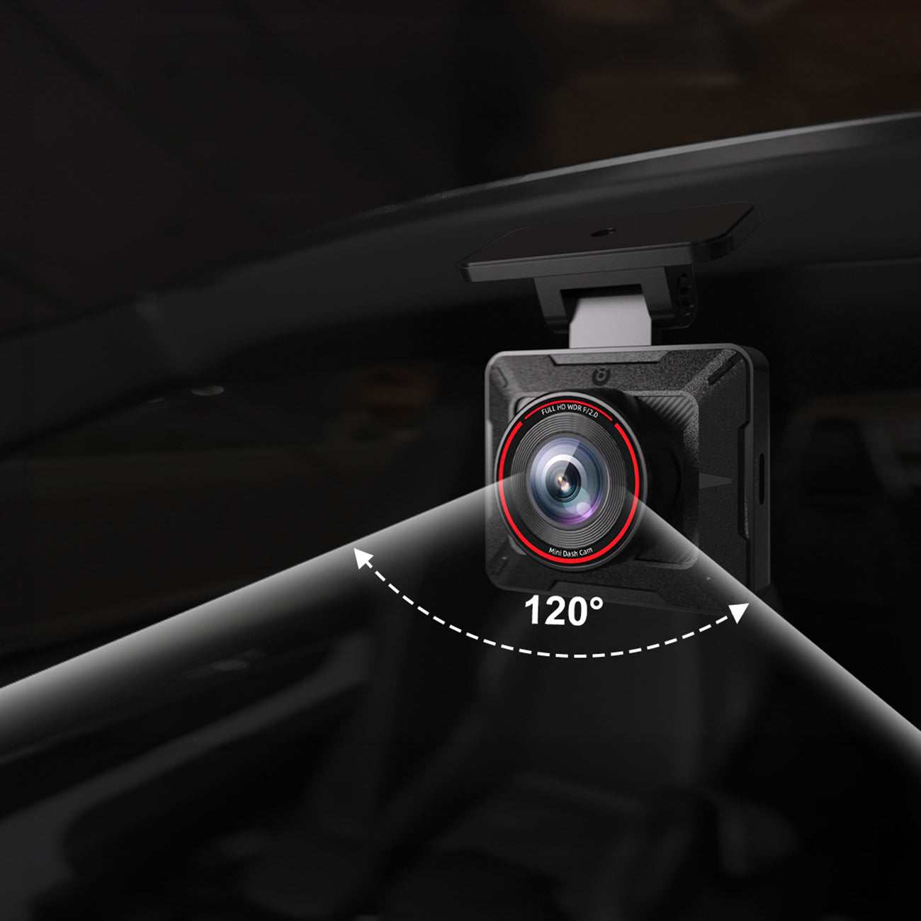 AKEEYO P1 automobilio kameros vaizdo įrašytuvas FullHD 30fps - juoda -- Cycling Accessories