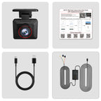 AKEEYO P1 automobilio kameros vaizdo įrašytuvas FullHD 30fps - juoda -- Cycling Accessories
