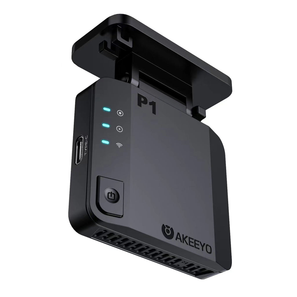 AKEEYO P1 automobilio kameros vaizdo įrašytuvas FullHD 30fps - juoda -- Cycling Accessories