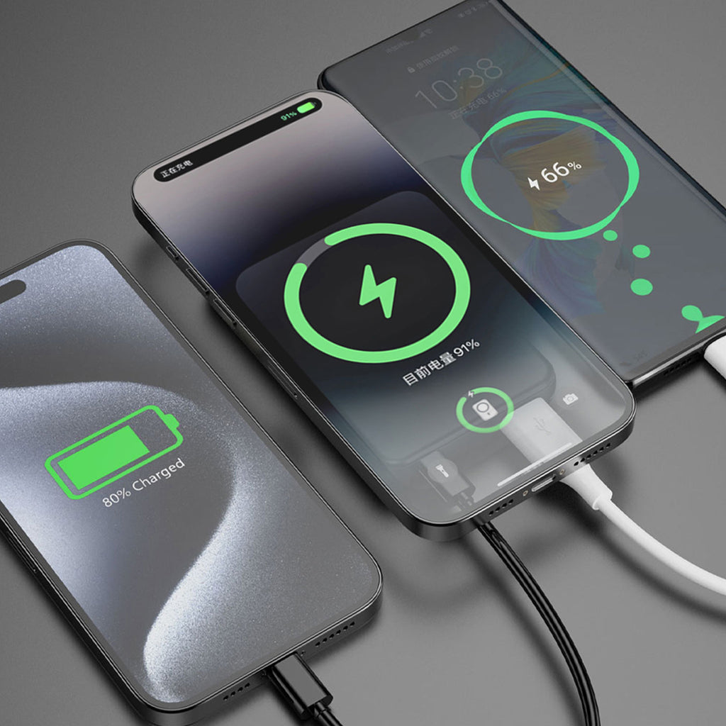 Dudao K14S Magnetinis Power Bank 20W 5000mAh 1x USB-A 1x USB-C – Juodas -- Powerbanks