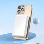 Dudao K14S Magnetinis Power Bank 20W 5000mAh 1x USB-A 1x USB-C – Baltas -- Powerbanks