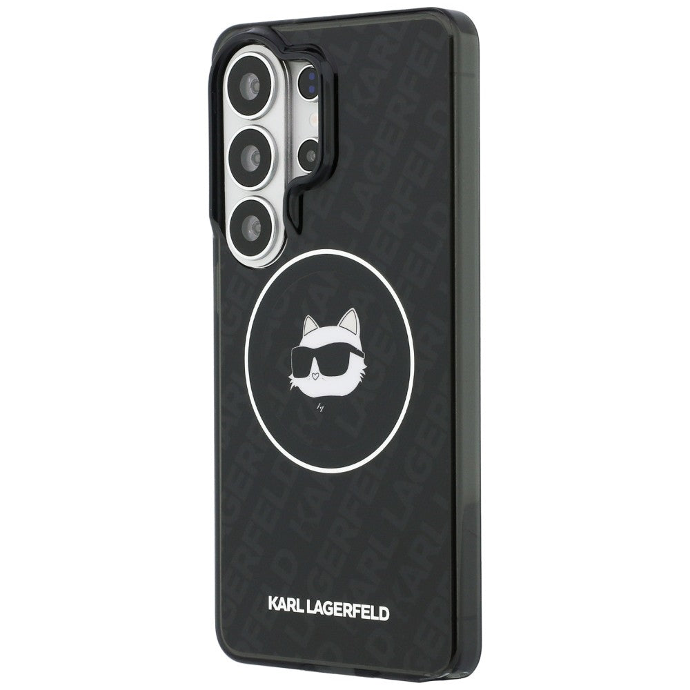 Karl Lagerfeld IML Repeated Choupette MagSafe dėklas Samsung Galaxy S26 Ultra - juodas -- Samsung Galaxy S26 Ultra