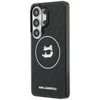Karl Lagerfeld IML Repeated Choupette MagSafe dėklas Samsung Galaxy S26 Ultra - juodas -- Samsung Galaxy S26 Ultra