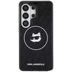 Karl Lagerfeld IML Repeated Choupette MagSafe dėklas Samsung Galaxy S26 Ultra - juodas -- Samsung Galaxy S26 Ultra
