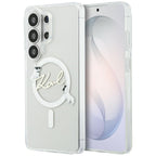 Karl Lagerfeld IML KC Script MagSafe dėklas skirtas Samsung Galaxy S26 Ultra - Skaidrus -- Samsung Galaxy S26 Ultra