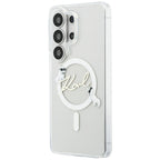 Karl Lagerfeld IML KC Script MagSafe dėklas skirtas Samsung Galaxy S26 Ultra - Skaidrus -- Samsung Galaxy S26 Ultra