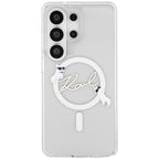Karl Lagerfeld IML KC Script MagSafe dėklas skirtas Samsung Galaxy S26 Ultra - Skaidrus -- Samsung Galaxy S26 Ultra