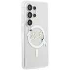 Karl Lagerfeld IML KC Script MagSafe dėklas skirtas Samsung Galaxy S26 Ultra - Skaidrus -- Samsung Galaxy S26 Ultra