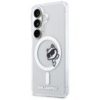 Karl Lagerfeld IML Peekaboo Choupette MagSafe dėklas skirtas Samsung Galaxy S26 - Skaidrus -- Samsung Galaxy S26