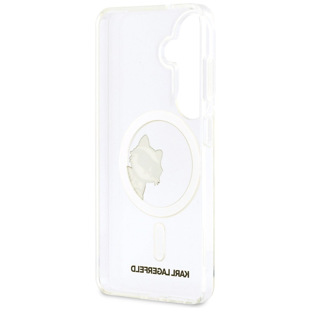 Karl Lagerfeld IML Peekaboo Choupette MagSafe dėklas skirtas Samsung Galaxy S26 - Skaidrus -- Samsung Galaxy S26
