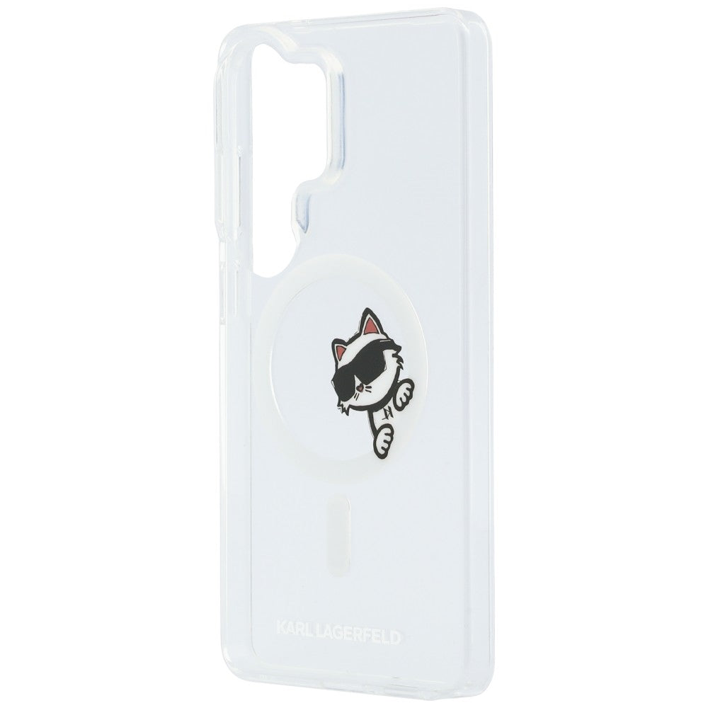Karl Lagerfeld IML Peekaboo Choupette MagSafe dėklas skirtas Samsung Galaxy S26 Ultra - skaidrus -- Samsung Galaxy S26 Ultra