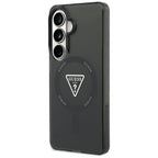 Guess IML gradiento trikampis MagSafe Dėklas, skirtas Samsung Galaxy S26 - Black