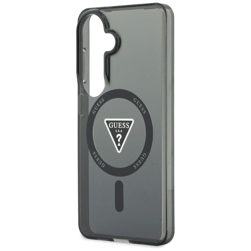Guess IML gradiento trikampis MagSafe Dėklas, skirtas Samsung Galaxy S26 - Black