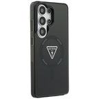 Guess IML Gradient Triangle MagSafe dėklas Samsung Galaxy S26 Ultra - Juodas -- Samsung Galaxy S26 Ultra