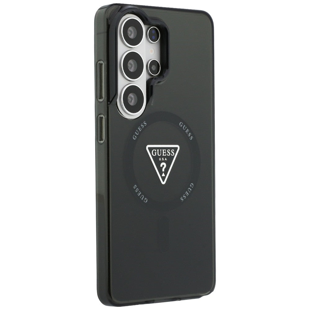 Guess IML Gradient Triangle MagSafe dėklas Samsung Galaxy S26 Ultra - Juodas -- Samsung Galaxy S26 Ultra