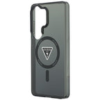 Guess IML Gradient Triangle MagSafe dėklas Samsung Galaxy S26 Ultra - Juodas -- Samsung Galaxy S26 Ultra