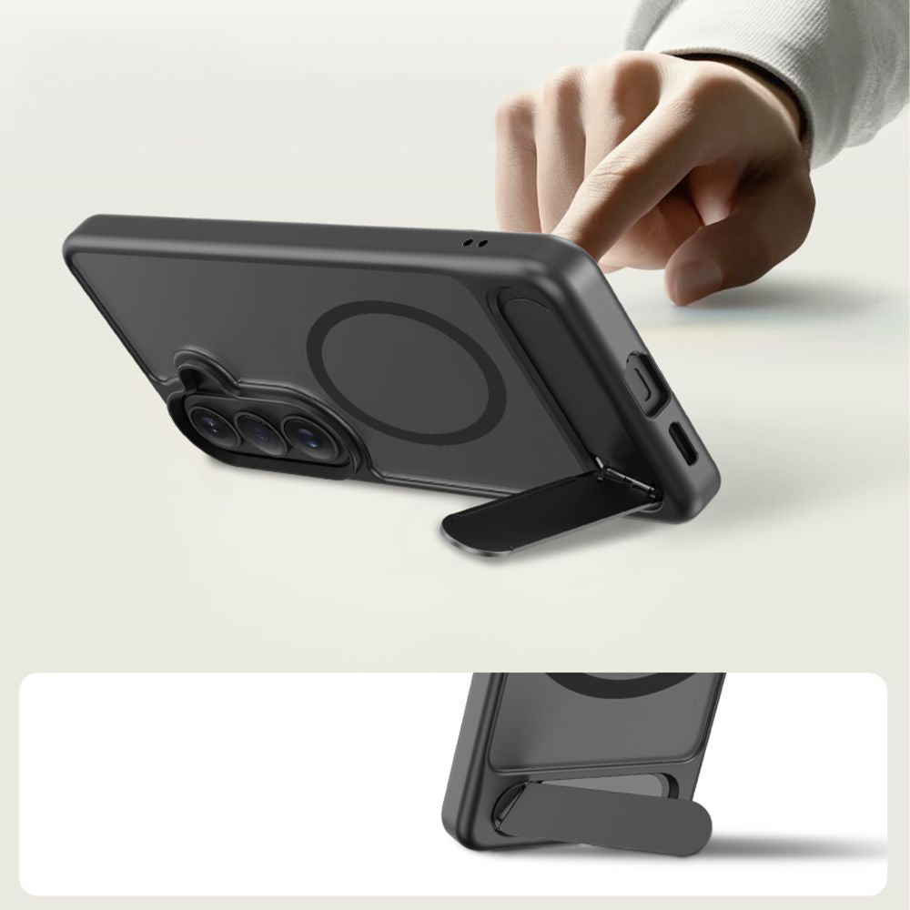 Tech-Protect MagRack MagSafe Dėklas, skirtas Samsung Galaxy S26 - Matte Black -- Samsung Galaxy S26