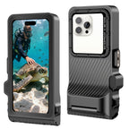 Tech-Protect IPX8 Pro vandeniui atsparus telefono dėklas – pilkas ir juodas -- Cell phone cases and covers