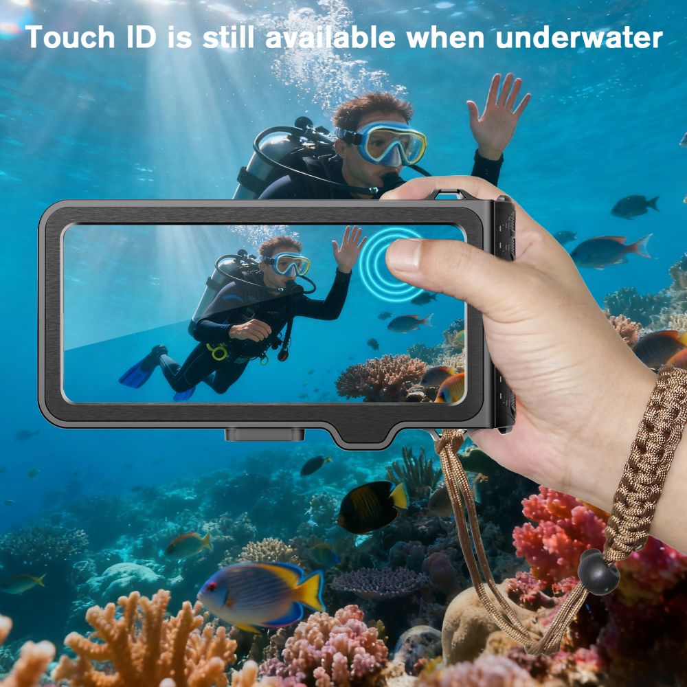 Tech-Protect IPX8 Pro vandeniui atsparus telefono dėklas – pilkas ir juodas -- Cell phone cases and covers