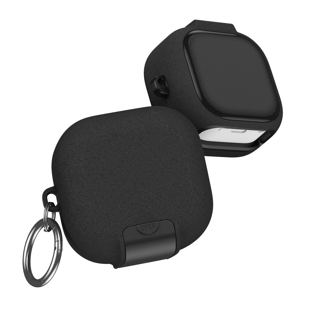 Tech-Protect Plonas kabliuko dėklas, skirtas Samsung Galaxy Buds 4 / 4 Pro - Black -- Samsung Galaxy Buds 4 / Samsung 4...