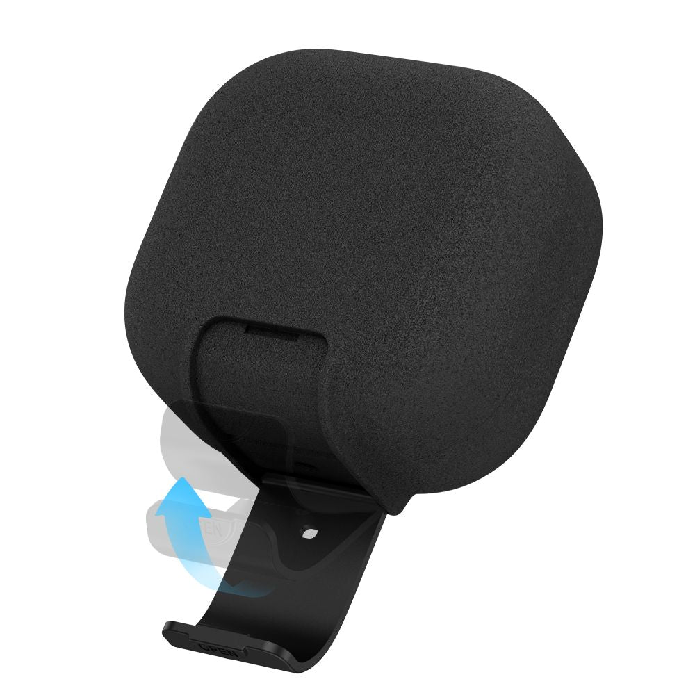 Tech-Protect Plonas kabliuko dėklas, skirtas Samsung Galaxy Buds 4 / 4 Pro - Black -- Samsung Galaxy Buds 4 / Samsung 4...