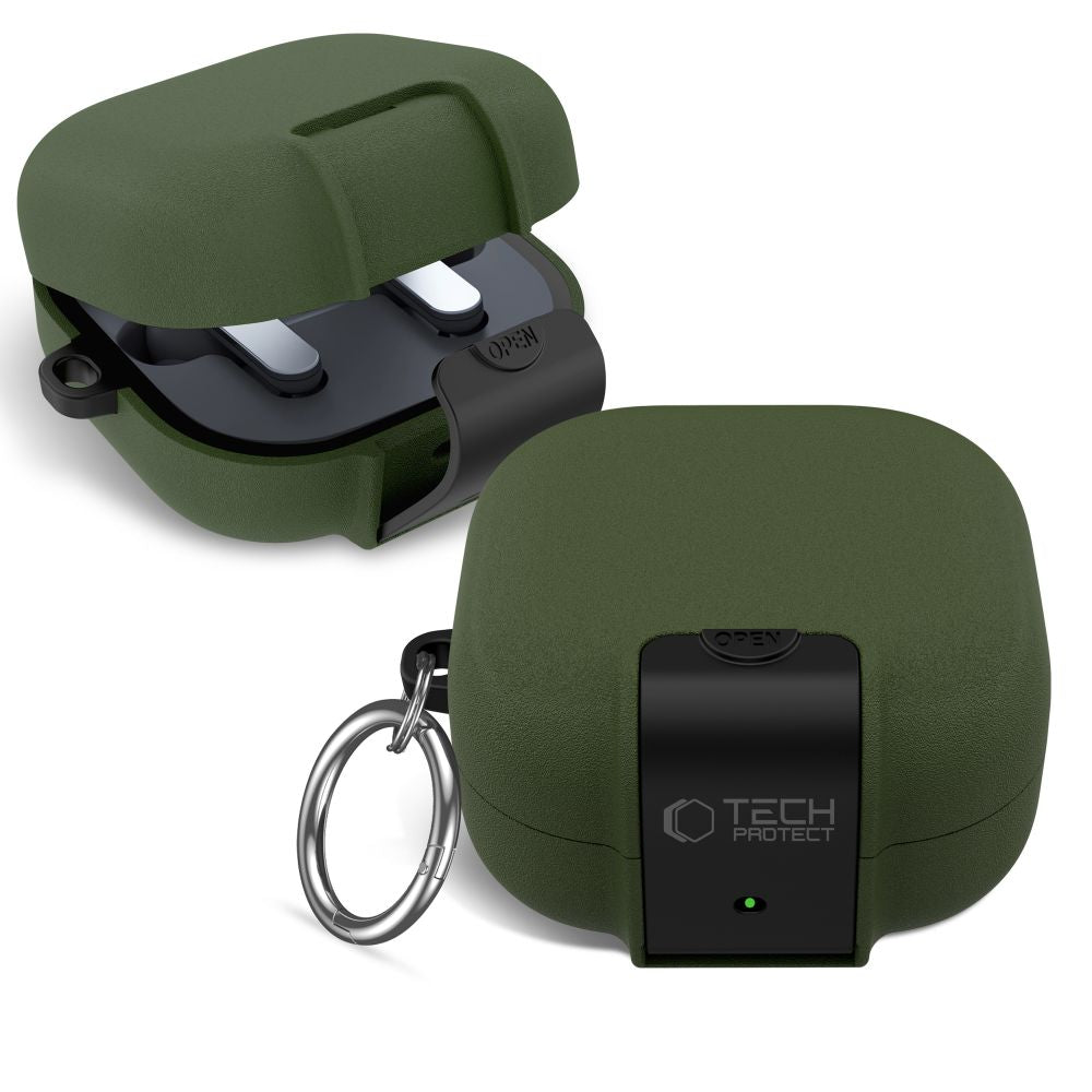 Tech-Protect Plonas kabliuko dėklas, skirtas Samsung Galaxy Buds 4 / 4 Pro - Green