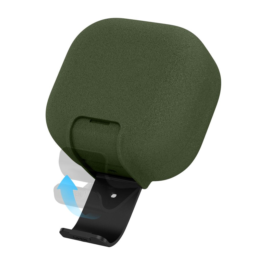 Tech-Protect Plonas kabliuko dėklas, skirtas Samsung Galaxy Buds 4 / 4 Pro - Green -- Samsung Galaxy Buds 4 / Samsung 4...