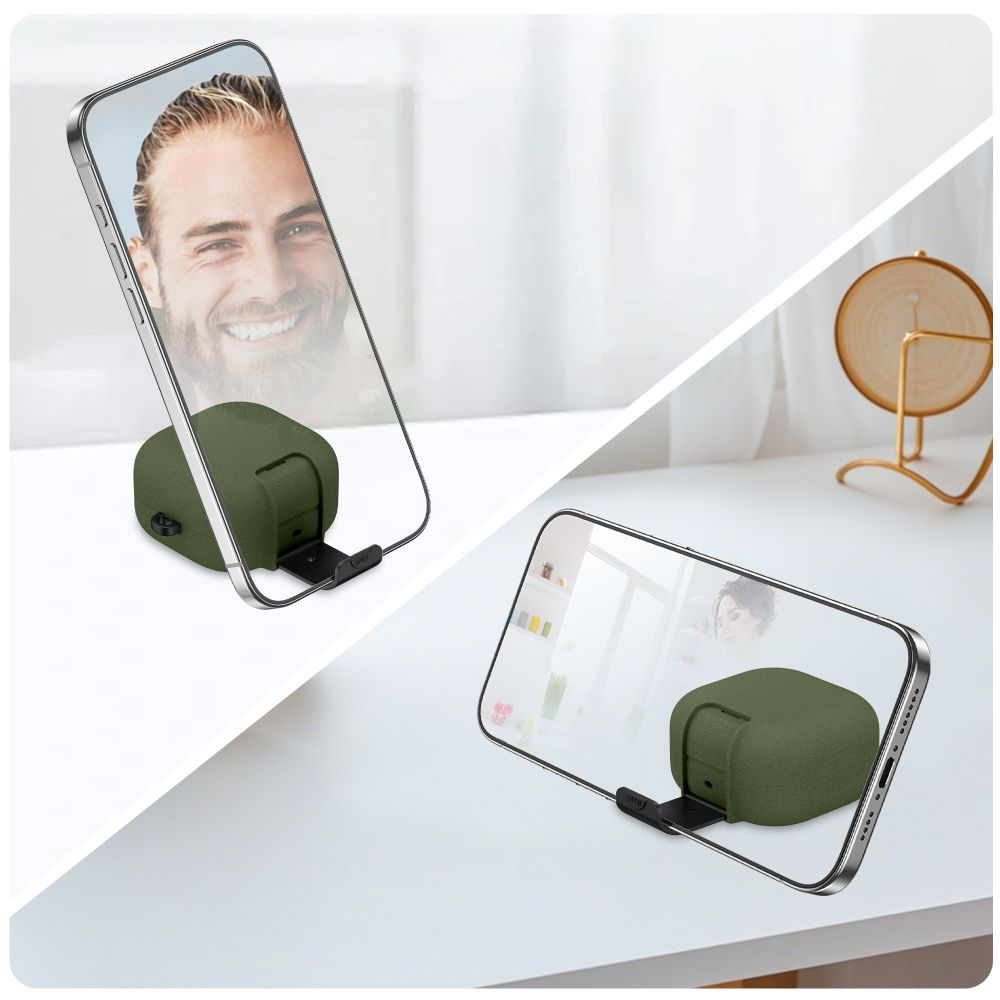 Tech-Protect Plonas kabliuko dėklas, skirtas Samsung Galaxy Buds 4 / 4 Pro - Green -- Samsung Galaxy Buds 4 / Samsung 4...