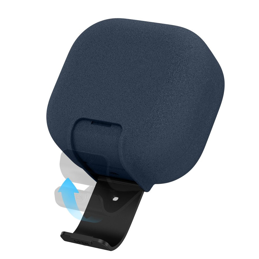Tech-Protect Plonas kabliuko dėklas, skirtas Samsung Galaxy Buds 4 / 4 Pro - Navy Blue -- Samsung Galaxy Buds 4 / Samsung...