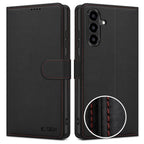 Tech-Protect Piniginės dėklas, skirtas Samsung Galaxy A57 5G - Black and Red -- Samsung Galaxy A57 5G