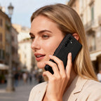 Tech-Protect Piniginės dėklas, skirtas Samsung Galaxy A57 5G - Black and Red -- Samsung Galaxy A57 5G