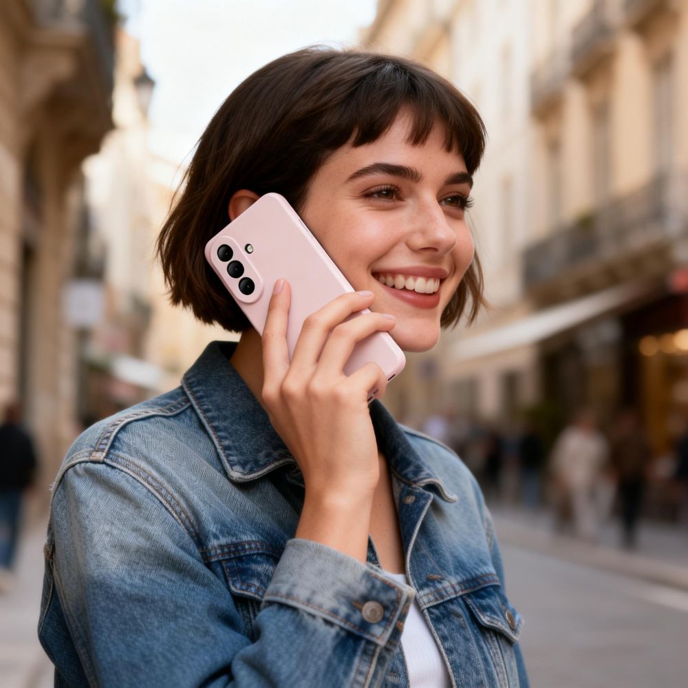 Tech-Protect Piktogramos dėklas, skirtas Samsung Galaxy A37 5G - Pink -- Samsung Galaxy A37 5G