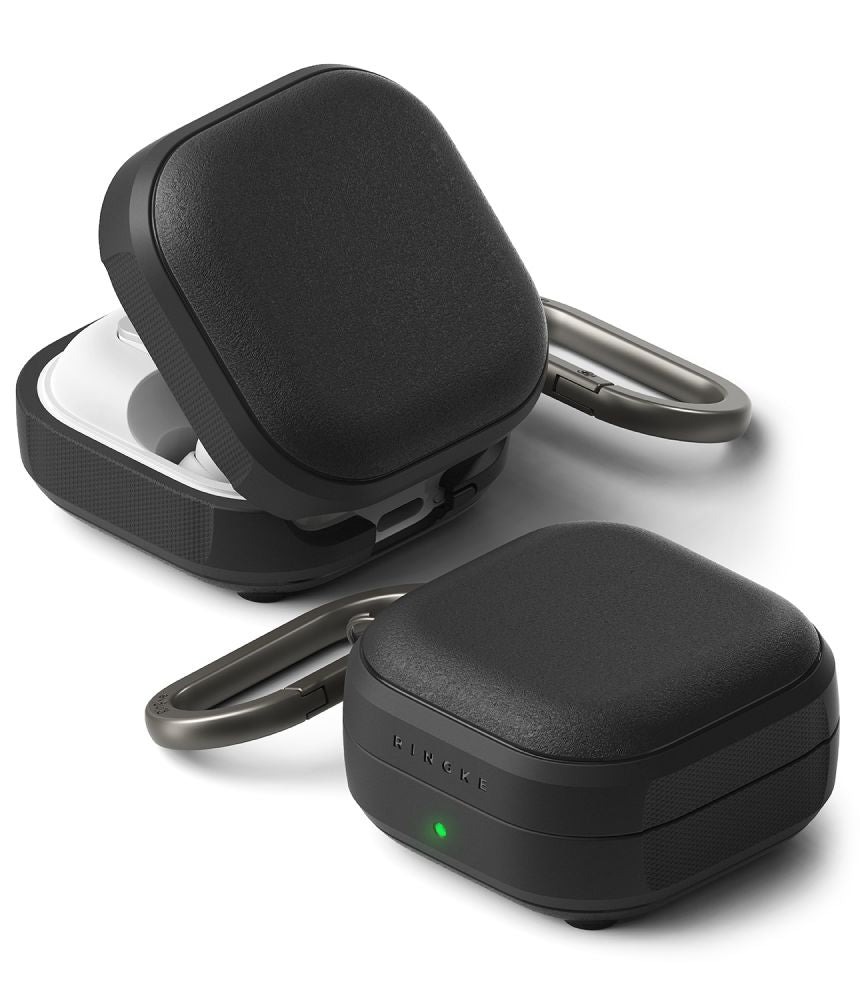 Ringke Onikso magnetinis dėklas, skirtas Samsung Galaxy Buds 4 / 4 Pro - Black -- Samsung Galaxy Buds 4 / Samsung 4 Pro /...