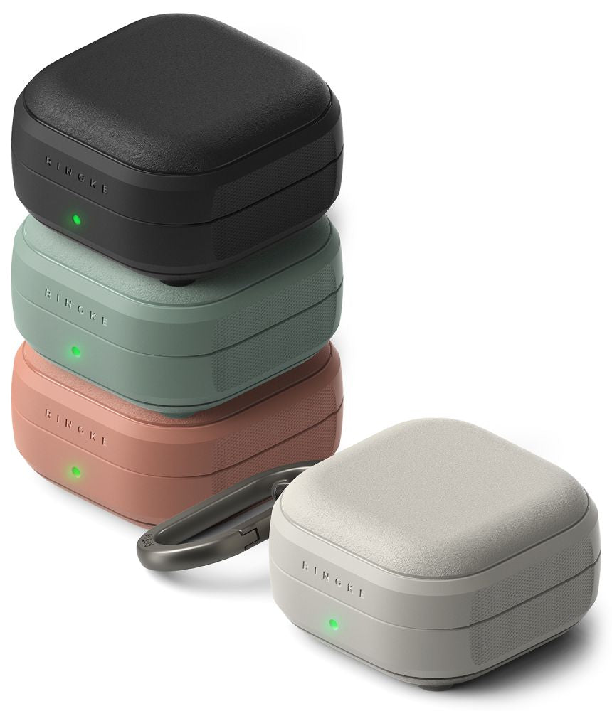 Ringke Onikso magnetinis dėklas, skirtas Samsung Galaxy Buds 4 / 4 Pro - Gray -- Samsung Galaxy Buds 4 / Samsung 4 Pro /...
