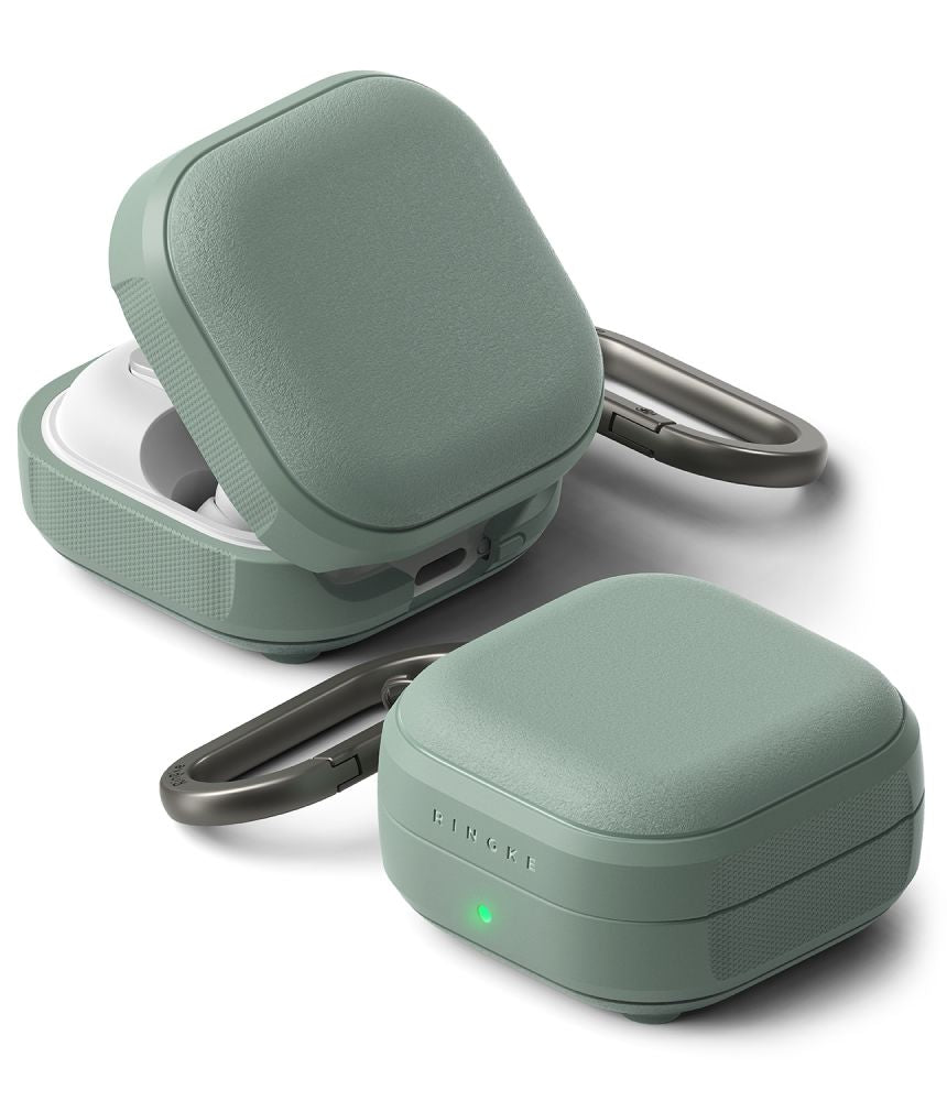Ringke Onikso magnetinis dėklas, skirtas Samsung Galaxy Buds 4 / 4 Pro - Green -- Samsung Galaxy Buds 4 / Samsung 4 Pro /...