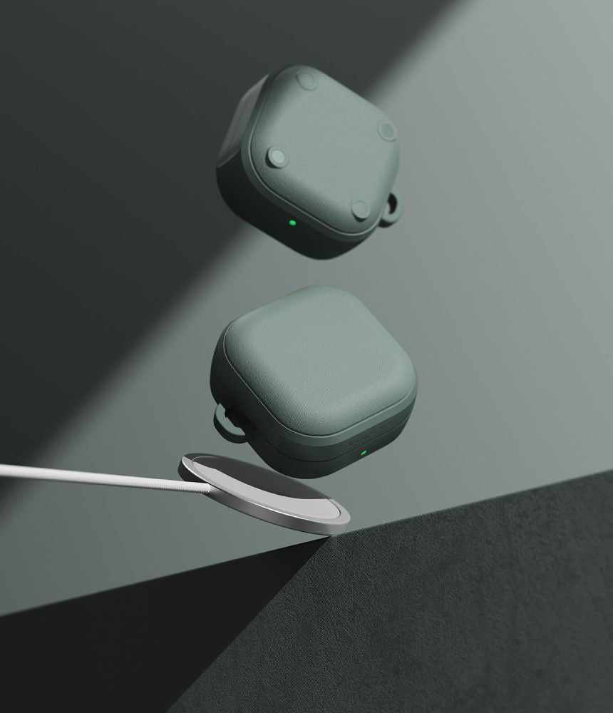 Ringke Onikso magnetinis dėklas, skirtas Samsung Galaxy Buds 4 / 4 Pro - Green -- Samsung Galaxy Buds 4 / Samsung 4 Pro /...