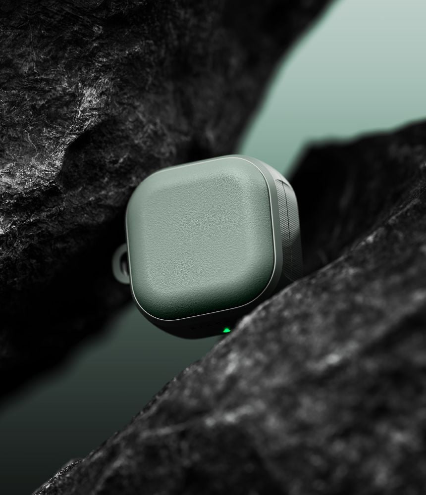 Ringke Onikso magnetinis dėklas, skirtas Samsung Galaxy Buds 4 / 4 Pro - Green -- Samsung Galaxy Buds 4 / Samsung 4 Pro /...
