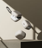 Ringke Silikoninis dėklas, skirtas Samsung Galaxy Buds 4 / 4 Pro - Beige -- Samsung Galaxy Buds 4 / Samsung 4 Pro /...