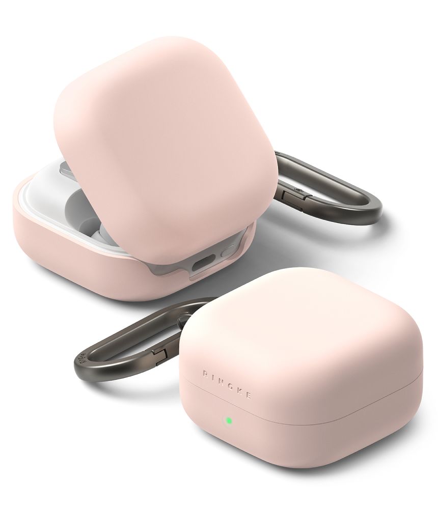 Ringke Silikoninis dėklas, skirtas Samsung Galaxy Buds 4 / 4 Pro - Pink -- Samsung Galaxy Buds 4 / Samsung 4 Pro /...