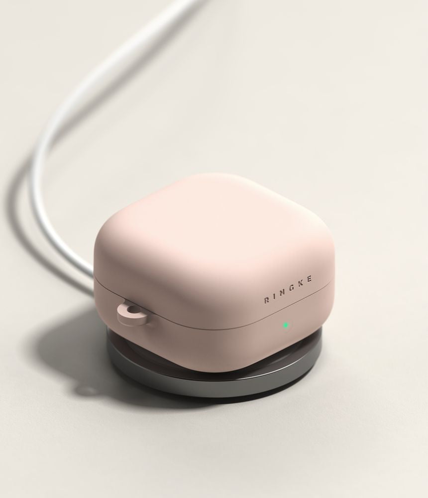 Ringke Silikoninis dėklas, skirtas Samsung Galaxy Buds 4 / 4 Pro - Pink -- Samsung Galaxy Buds 4 / Samsung 4 Pro /...