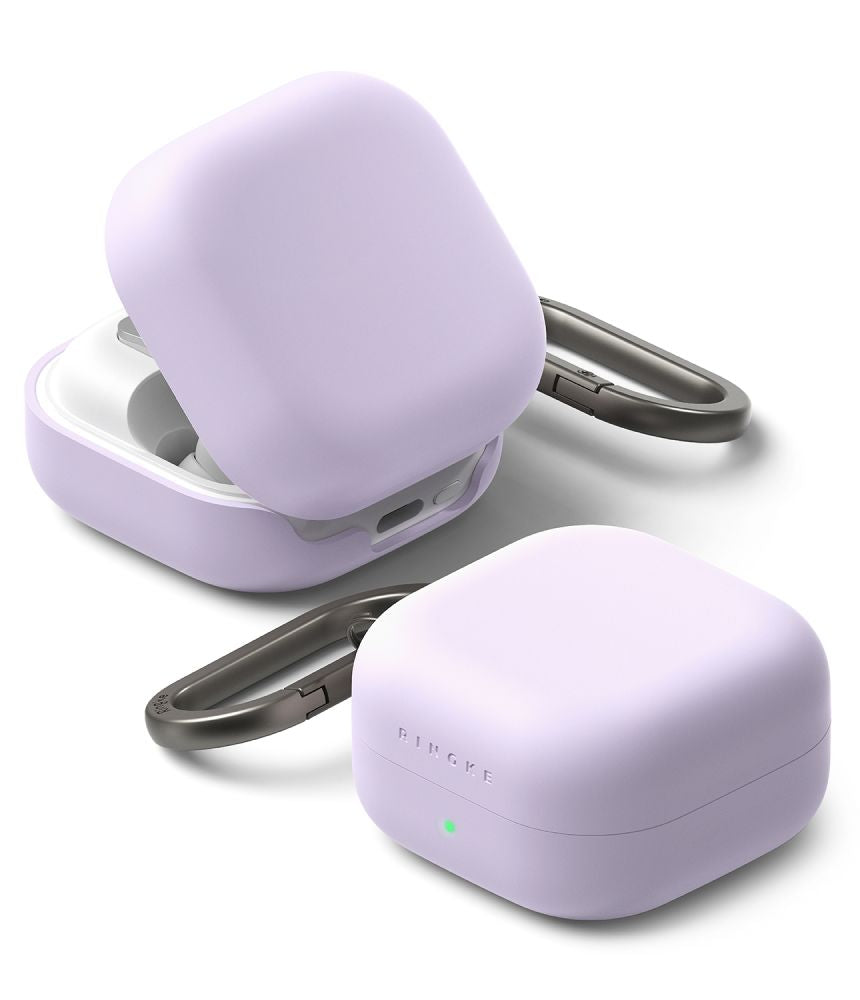 Ringke Silikoninis dėklas, skirtas Samsung Galaxy Buds 4 / 4 Pro - Purple -- Samsung Galaxy Buds 4 / Samsung 4 Pro /...