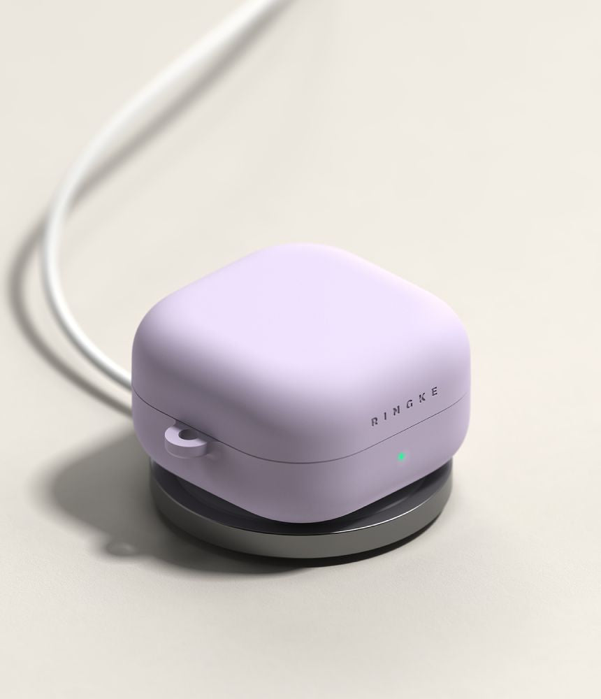 Ringke Silikoninis dėklas, skirtas Samsung Galaxy Buds 4 / 4 Pro - Purple -- Samsung Galaxy Buds 4 / Samsung 4 Pro /...
