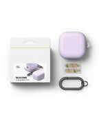Ringke Silikoninis dėklas, skirtas Samsung Galaxy Buds 4 / 4 Pro - Purple -- Samsung Galaxy Buds 4 / Samsung 4 Pro /...
