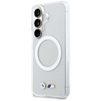 BMW IML smūgiams atsparus metalinis logotipas MagSafe Dėklas, skirtas Samsung Galaxy S26 - Transparent
